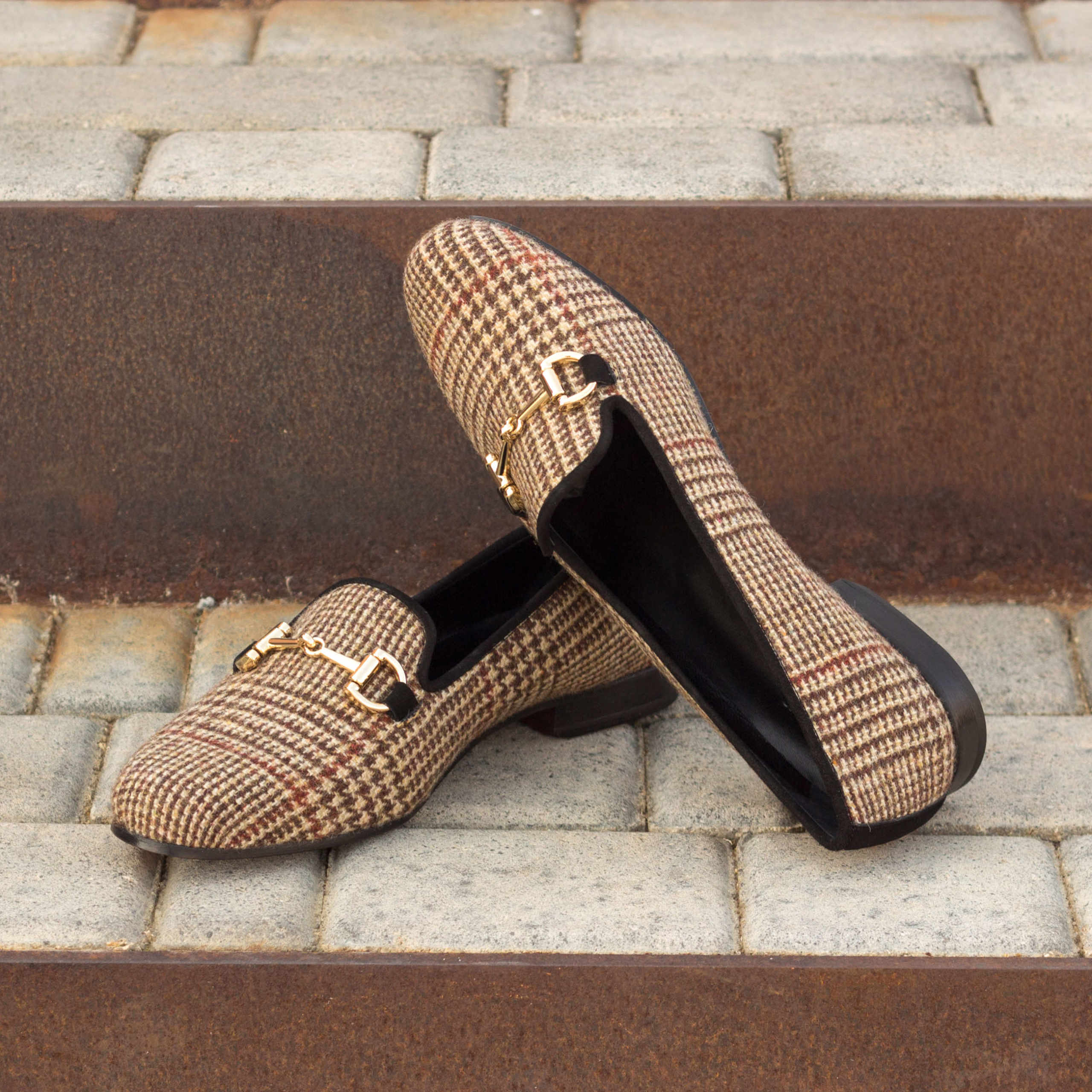 SALVATORE FERRAGAMO Brown Ostrich Leather Loafers Shoes Size 7 US 41 EU 6 UK