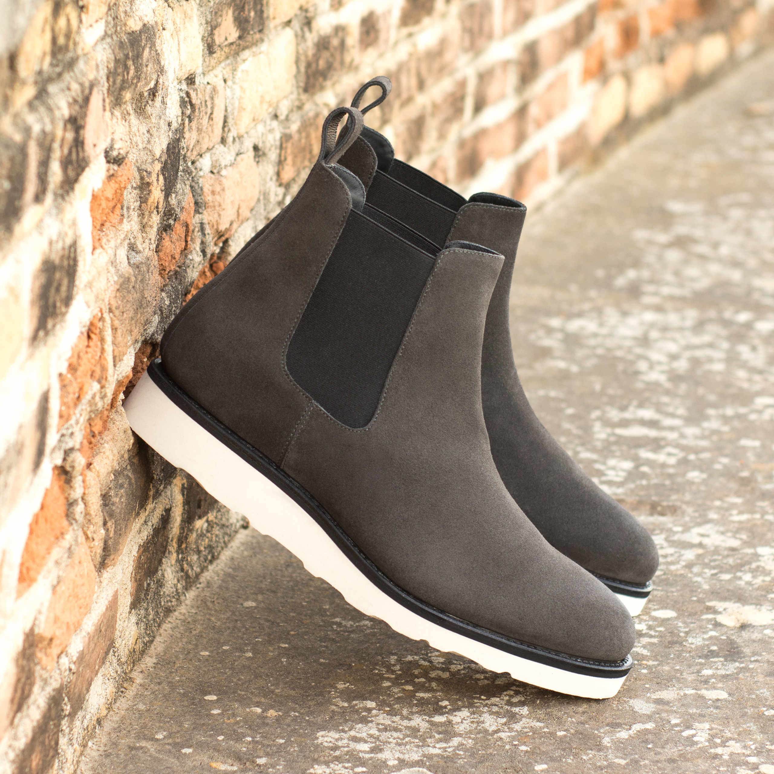 Chelsea Boot Classic grey lux suede - Code